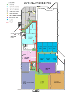 Plan du Niveau 4 du CEPS