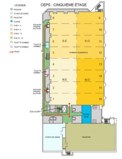 Plan du Niveau 5 du CEPS